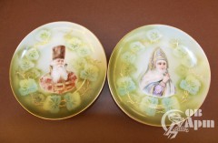 Декоративные тарелки "Боярин" и "Боярыня"